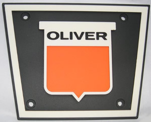 Oliver Vinyl Front Emblem, Click to ENLARGE!